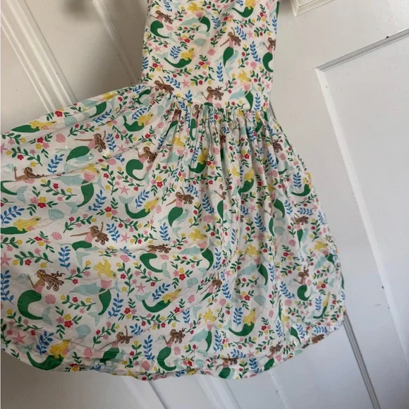 Mini Boden mermaid floral print dress size 6-7Y - Picture 5 of 9